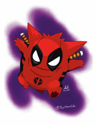 Image 1 of Gengar x Deadpool