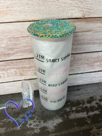 Image 4 of 20oz Nurse Matte Glass Tumbler 