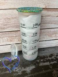 Image 2 of 20oz Nurse Matte Glass Tumbler 