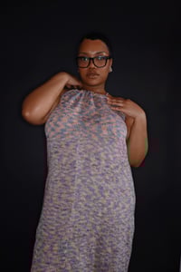 Image 4 of Flowy Knit Cover-up Dress 