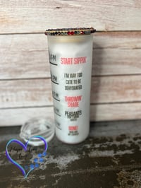 Image 2 of 20oz Stay Pretty Matte Glass Tumbler 