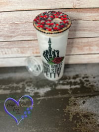 Image 4 of 20oz Stay Pretty Matte Glass Tumbler 