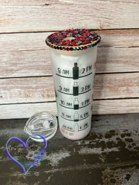 Image 5 of 20oz Stay Pretty Matte Glass Tumbler 