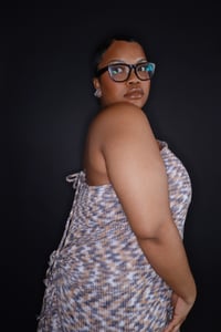 Image 2 of Flowy Knit Cover-Up Dress - Single Strap