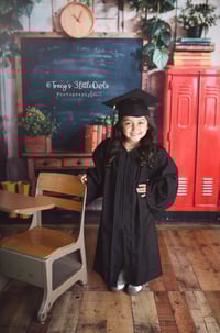 Image 1 of Pre-K + Kindergarten CAP + GOWN | Rustic School Set 