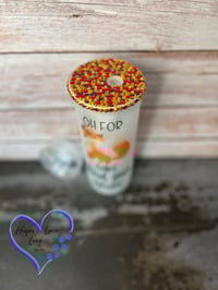 Image 6 of 20oz Stay Pretty/Fox Sake Matte Glass Tumbler 