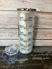 Image 2 of 20oz Heifer Matte Glass Tumbler 