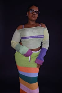 Image 2 of Knit Off The Shoulder Top 