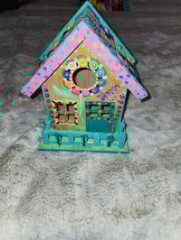Image 1 of Handpainted Decorative Birdhouse 