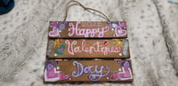 Happy Valentine's Day Handpainted Sign