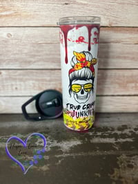 Image 1 of 20oz True Crime Junkie  Sublimation Tumble