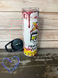 Image 3 of 20oz True Crime Junkie  Sublimation Tumble