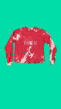 Image 3 of GIVER TAKER red cropped longsleeve