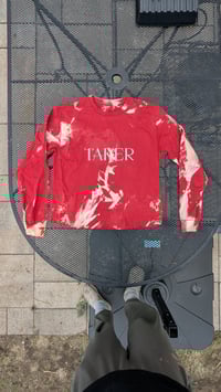 Image 5 of GIVER TAKER red cropped longsleeve