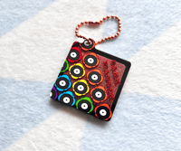 Dark Matter Liquid Glitter CD Keychain (Filled)