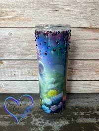Image 4 of 20oz Hedgehog Holographic Sublimation Tumbler 