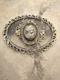 Image 2 of HANDMADE WHITE SPIRAL SCRAPBOOK
