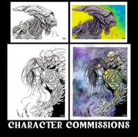 Image 3 of Character Commissions - 5x7 or 8x10 traditional art