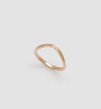 Image 1 of Plume Wedding band, curved