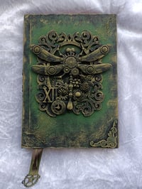 Image 1 of EMERALD MIXED MEDIA DRAGONFLY DIARY