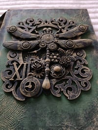 Image 3 of EMERALD MIXED MEDIA DRAGONFLY DIARY