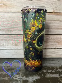 Image 2 of 20oz Halloween Skeleton Glows in the Dark