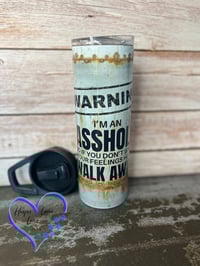 Image 1 of 20oz Warning I'm An Asshole