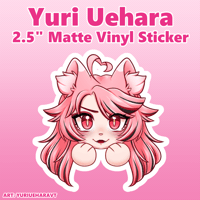Yuri Uehara Chibi Head Sticker