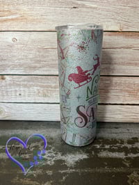 Image 3 of 20oz Be Naughty Save Santa the Trip Tumbler