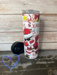 Image 1 of 20oz Santa Sublimation Tumbler 