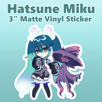 Image 1 of Ghost Trainer Hatsune Miku (+Mismagius) Sticker