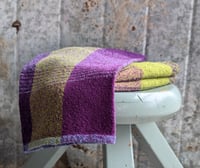 Image 3 of "Lilac Bush" 100% Cotton Boucle' Handwoven Towel
