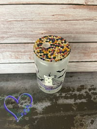 Image 6 of 16oz Spell Book  Glow in the Dark Glass Can