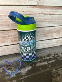 Image 1 of 12oz Hot Mess Mama's Boy Flip Lid Children's Tumbler 