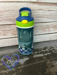 Image 2 of 12oz Hot Mess Mama's Boy Flip Lid Children's Tumbler 
