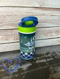 Image 4 of 12oz Hot Mess Mama's Boy Flip Lid Children's Tumbler 