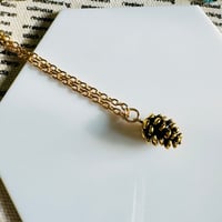 Image 1 of Bronze Pine Cone | Necklace