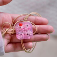Image 3 of Waffle Kirby and Friends | Necklace