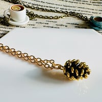 Image 2 of Bronze Pine Cone | Necklace