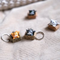 Image 5 of Kitten in a Box Keychain