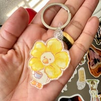 Image 2 of Sicily the Duck Keychain