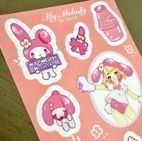 Image 2 of My Melody Sticker Sheet