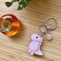 Image 5 of Chibi Iridescent Dinosaur Keychain