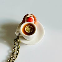 Image 1 of Acorn Lemon Tea w/Cookies| Necklace