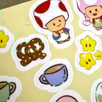 Image 3 of Toad and Friends Sticker Sheet