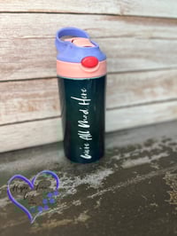 Image 3 of 12oz Alice in Wonderland  Flip Lid Children's Tumbler