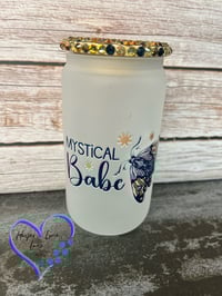 Image 1 of 16oz Mystical Babe Glass Can 