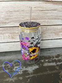 Image 1 of 16oz Sorta Sweet Sorta Spooky Glass Can