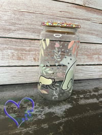 Image 2 of 16oz Mama Bear Glass Can