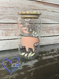 Image 4 of 16oz Mama Bear Glass Can